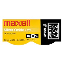 MAXELL SR-416SW (337) 10 BOX 0% Hg Окс сер