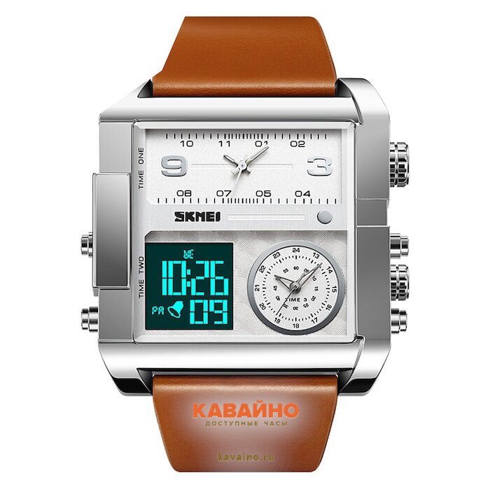 Skmei 2020SIBKBN silver/brown-black (фото 2)
