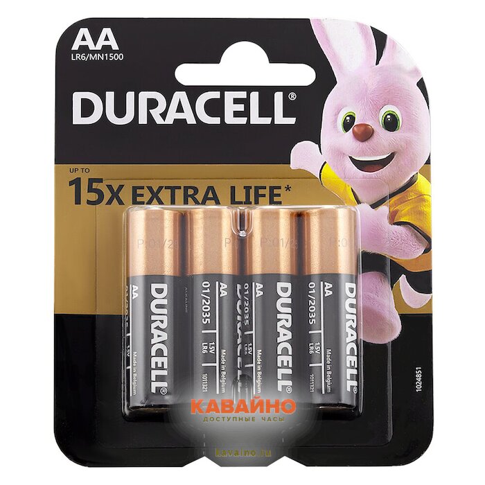 DURACELL LR6 Extra Life MN1500/4BL (фото 2)