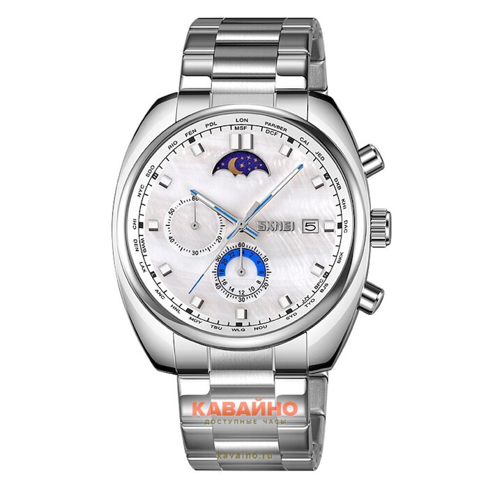 Skmei 9325SIWT silver/white (фото 2)