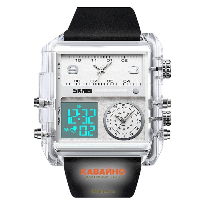 Skmei 2020WT white-transparent (фото 2)