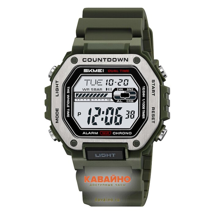 Skmei 2522AG army green купить в часовом интернет-магазине