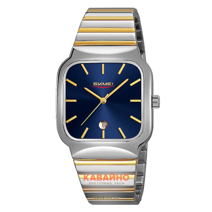 Skmei 9361TGDBU silver gold/blue (фото 2)