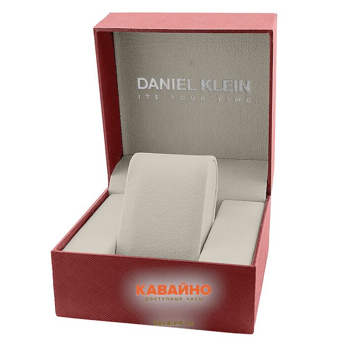 Коробочка дизайнерская красная для часов DANIEL KLEIN (фото 2)
