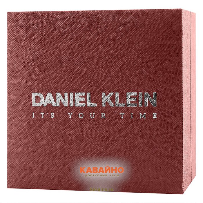 Коробочка дизайнерская красная для часов DANIEL KLEIN купить в часовом интернет-магазине