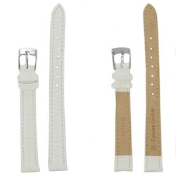 Modeno 12 мм бел croco с серебряной застежкой A000