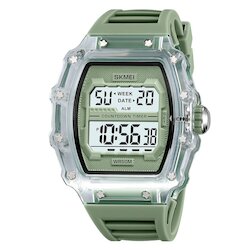 Skmei 2296LTGN white-transparent/light green