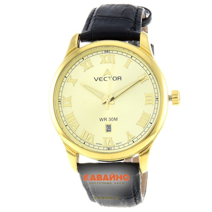 VECTOR VC8-101585 золотой купить в часовом интернет-магазине