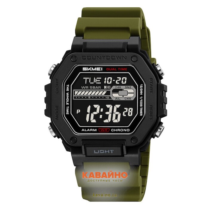 Skmei 2523AG army green купить в часовом интернет-магазине