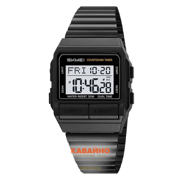 Skmei 2475SBKWT black-white(steel strap) купить в часовом интернет-магазине