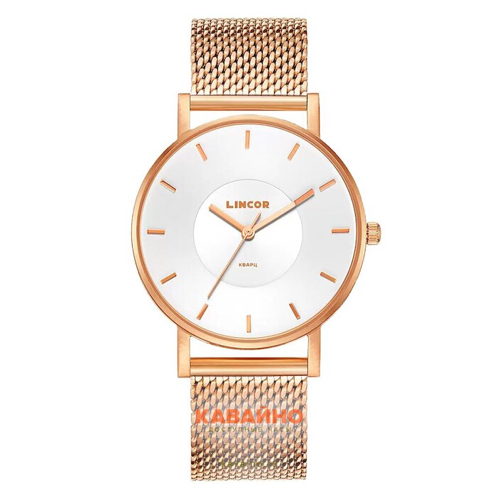 Lincor 3074G4 (браслет розовый) купить в часовом интернет-магазине