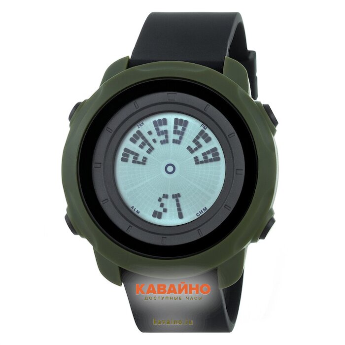 Skmei 1571AGWT army green/white (фото 2)