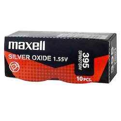Maxell SR-927SW (395) 0% Hg Оксид серебра 10BOX