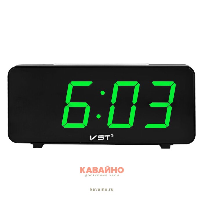 VST763-4 220В зел.циф+USB каб (без адаптера) купить в часовом интернет-магазине