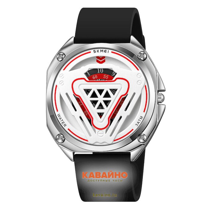 Skmei 2062SIRD silver/red купить в часовом интернет-магазине