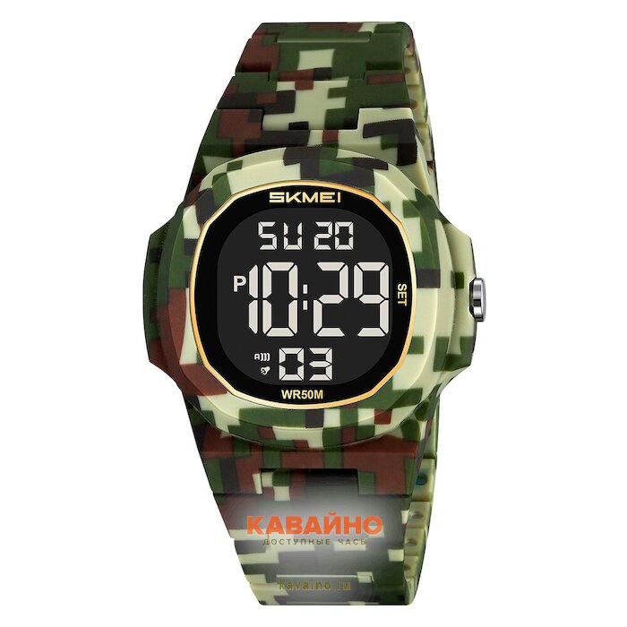 Skmei 2428CMGN army green camo купить в часовом интернет-магазине