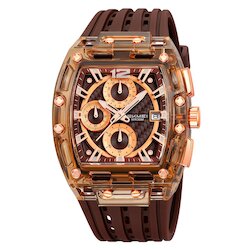 Skmei 2606BN brown-transparen