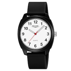 Skmei 2643MTBKWT black/white-matte case