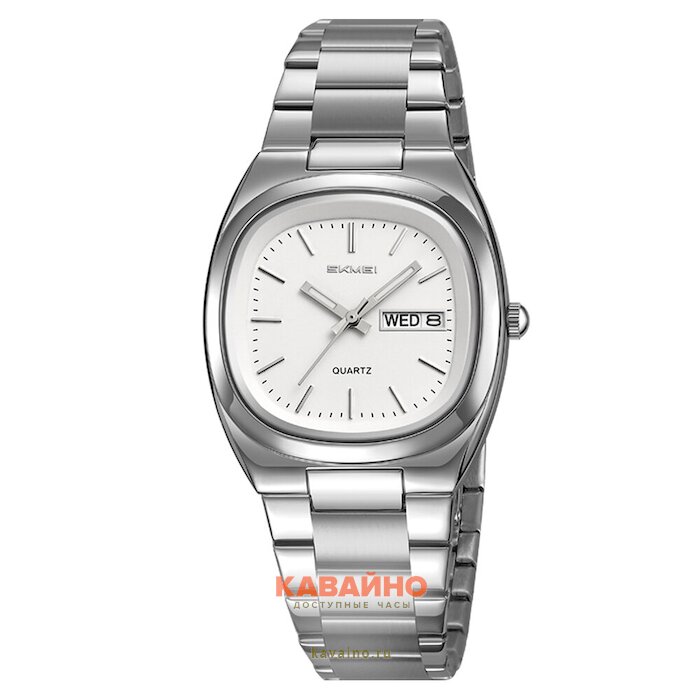 Skmei 2420SIWT silver/white купить в часовом интернет-магазине