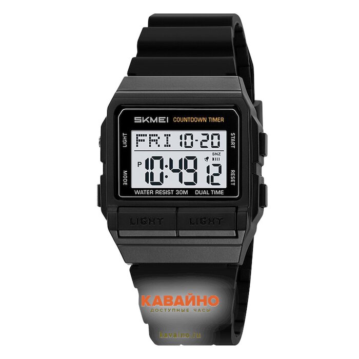 Skmei 2475BKWT black-white (silica gel strap) купить в часовом интернет-магазине