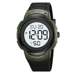 Skmei 2527AGWT army green/white