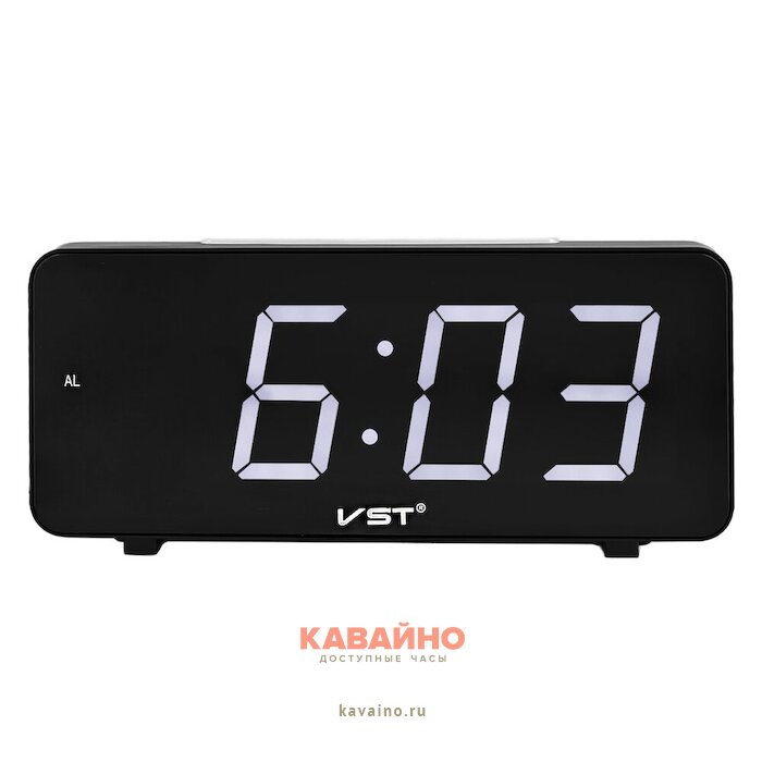 VST763-6 220В бел.циф+USB каб (без адапт) купить в часовом интернет-магазине