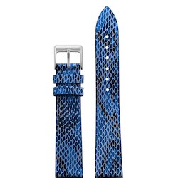 Mario Notti S-07, 18 р-р, синий, имитация кожи змеи, L