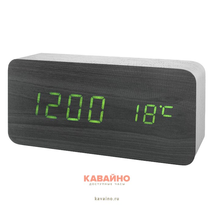 VST862-4 зел.цифры (чер)+USB кабель (без адаптера) купить в часовом интернет-магазине
