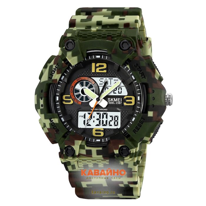 Skmei 2397CMGN army camo купить в часовом интернет-магазине