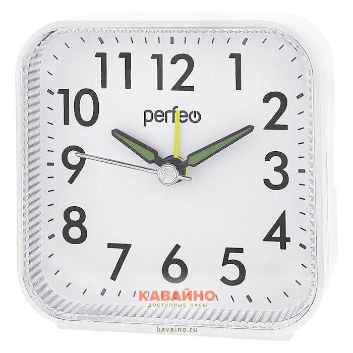 Perfeo PF-TC-022 квадратные белые купить в часовом интернет-магазине