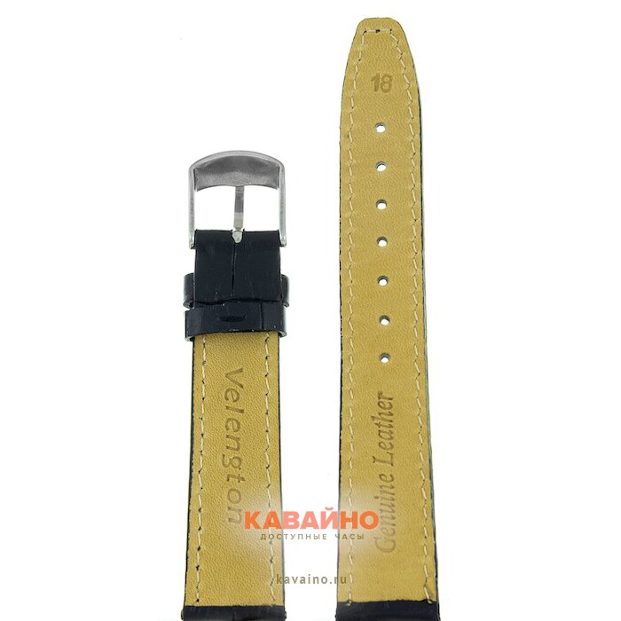 Velengton 18 чер croco с оранж строчкой V18021 (фото 2)