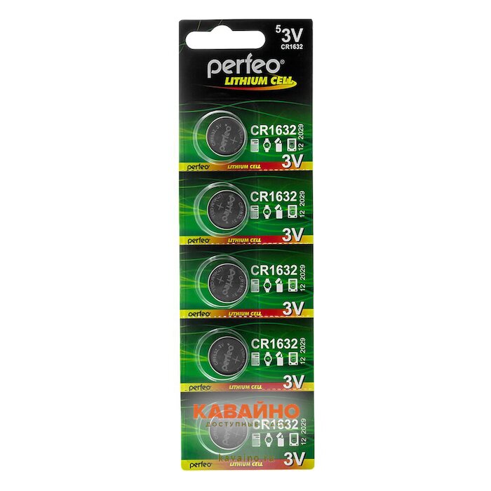 PERFEO CR1632/5BL Lithium Cell (фото 2)
