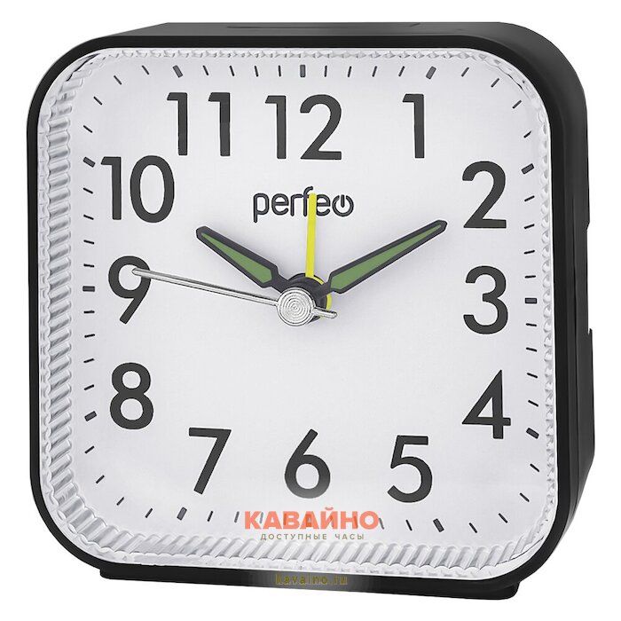 Perfeo PF-TC-022 квадратные черные купить в часовом интернет-магазине