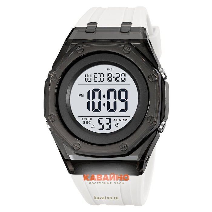 Skmei 2063WTBK transparent white/black (фото 2)