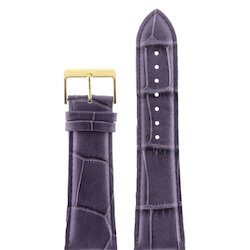 Nagata 26 мм фиолет croco с золотой застёжкой