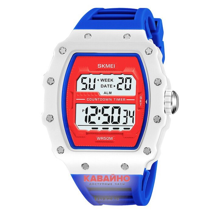 Skmei 2296WTBU white/blue (фото 2)