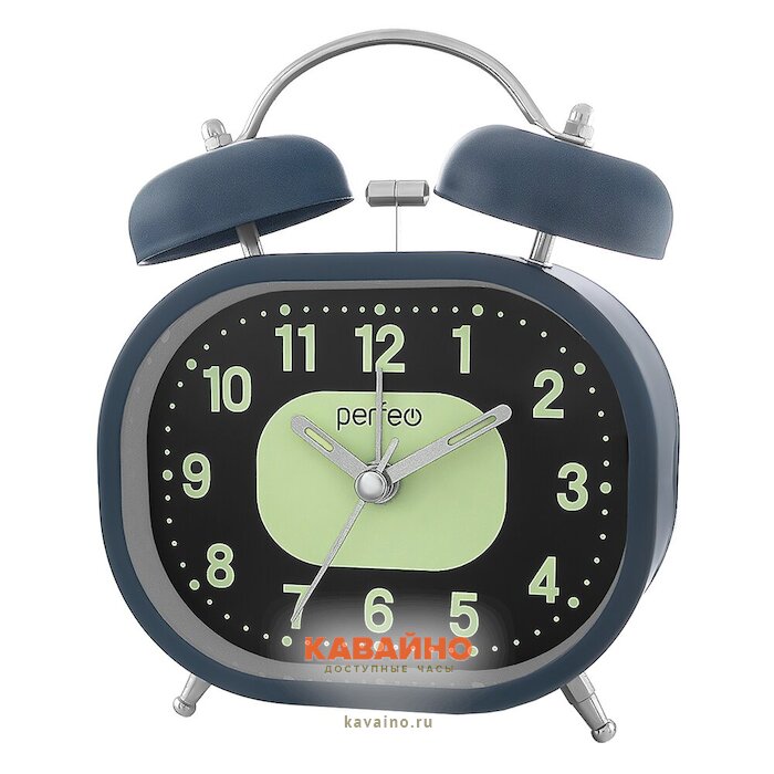 Perfeo PF-TC-025 колокольчик овальные, с подсветкой, серые купить в часовом интернет-магазине