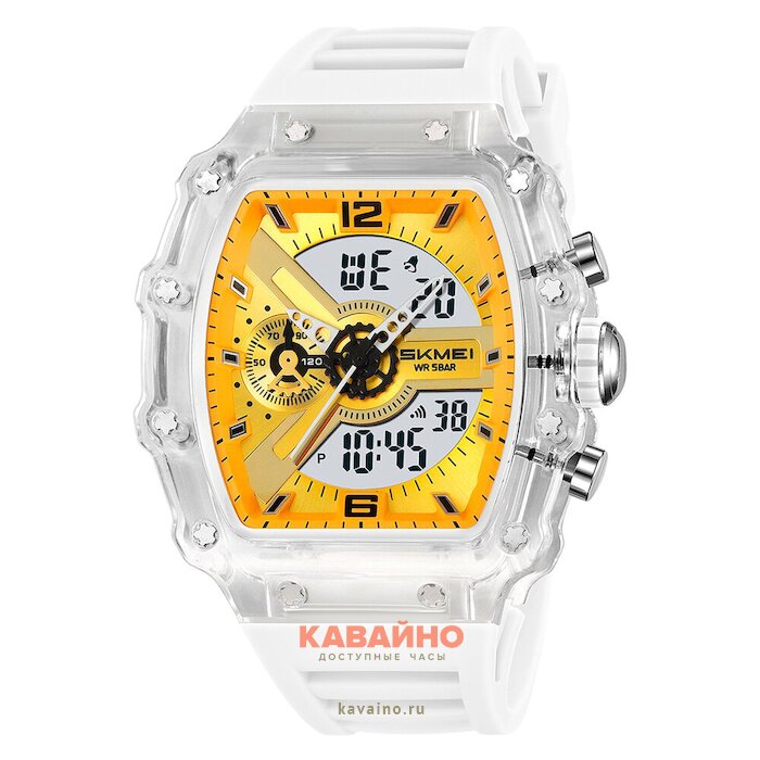 Skmei 2398WTGD white/gold (фото 2)