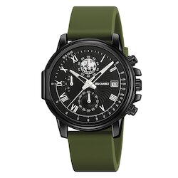 Skmei 2468BKAG black/army green