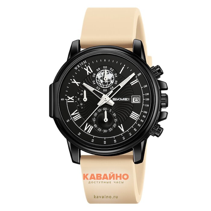 Skmei 2468BKAT black/apricot купить в часовом интернет-магазине