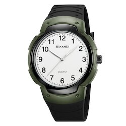 Skmei 2532AGWT-AC army green/white-number