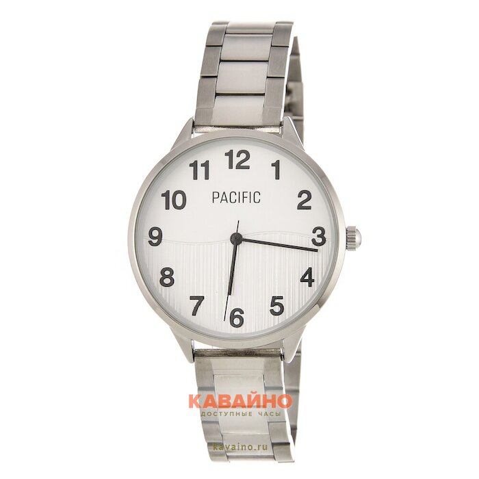Pacific X6176-04 корп-хром циф-бел браслет купить в часовом интернет-магазине
