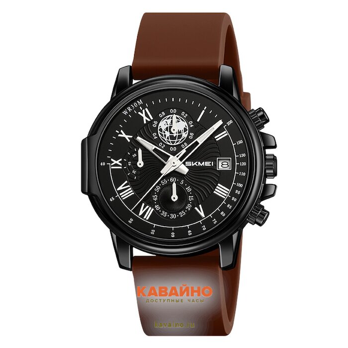 Skmei 2468BKBN black/brown (фото 2)