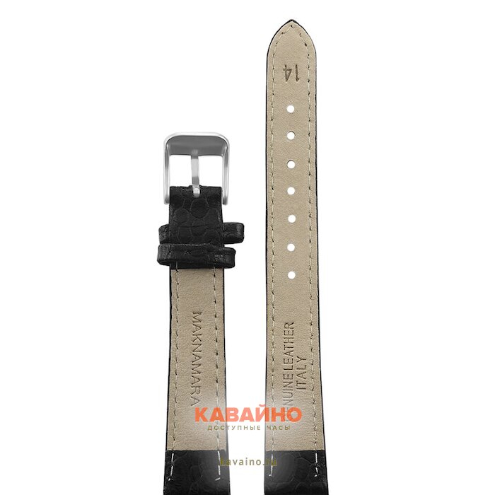 MAKNAMARA 14 мм черн крокодил сер заст MP-14020 (фото 2)