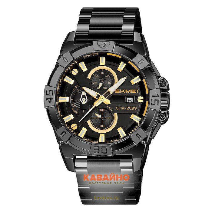 Skmei 2399BKGD black/gold (фото 2)