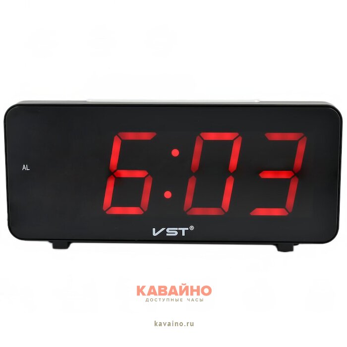VST763-1 220В красн.цифры+USB кабель (без адаптера) купить в часовом интернет-магазине
