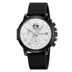 Skmei 2468BKBKWT black/black/white