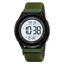 Skmei 2498NAGWT army green/white-nylon