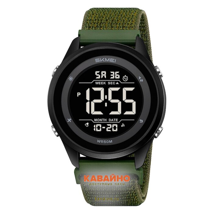 Skmei 2498NAGBK army green/black-nylon купить в часовом интернет-магазине