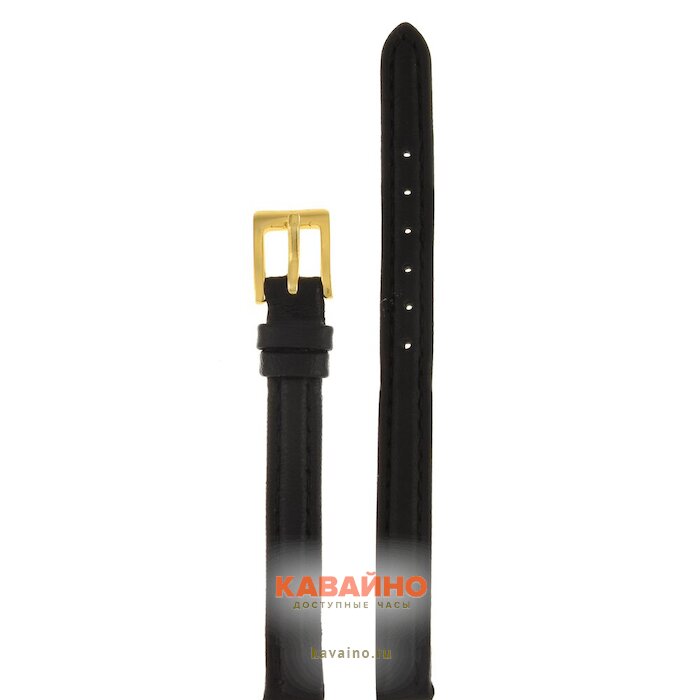 Nagata 08 мм чер с золотой застежкой купить в часовом интернет-магазине